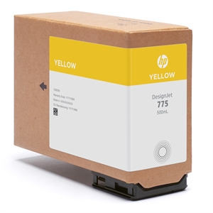 HP 775 cartridge, 500 ml, Yellow